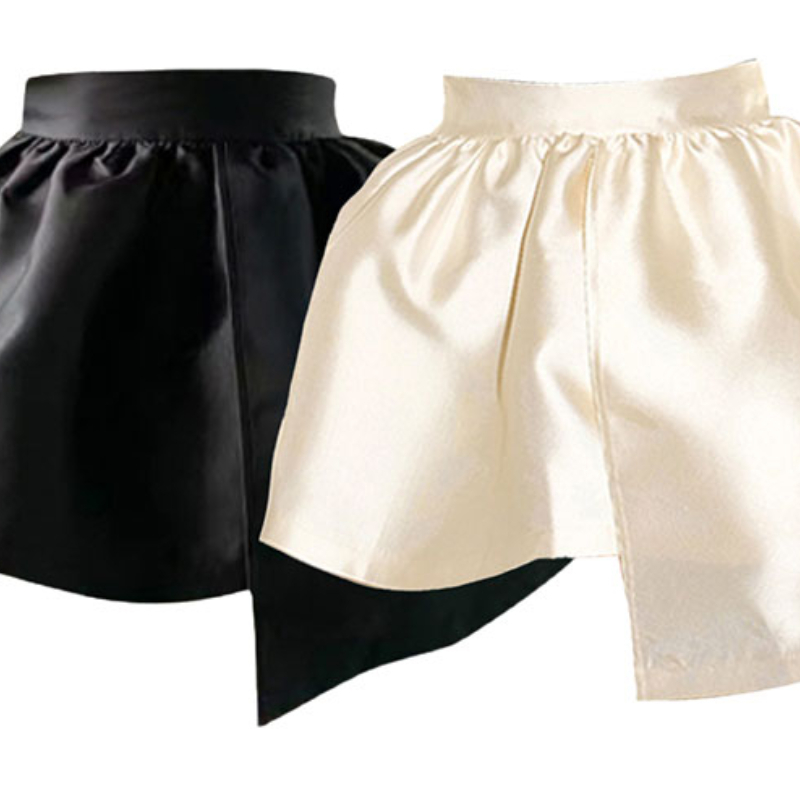 Nomikuma Korean Satin Woman Skirts Causal Irregular A-line Mini Skirt Summer New Fashion Clothing Mujer Faldas 6G815 210427