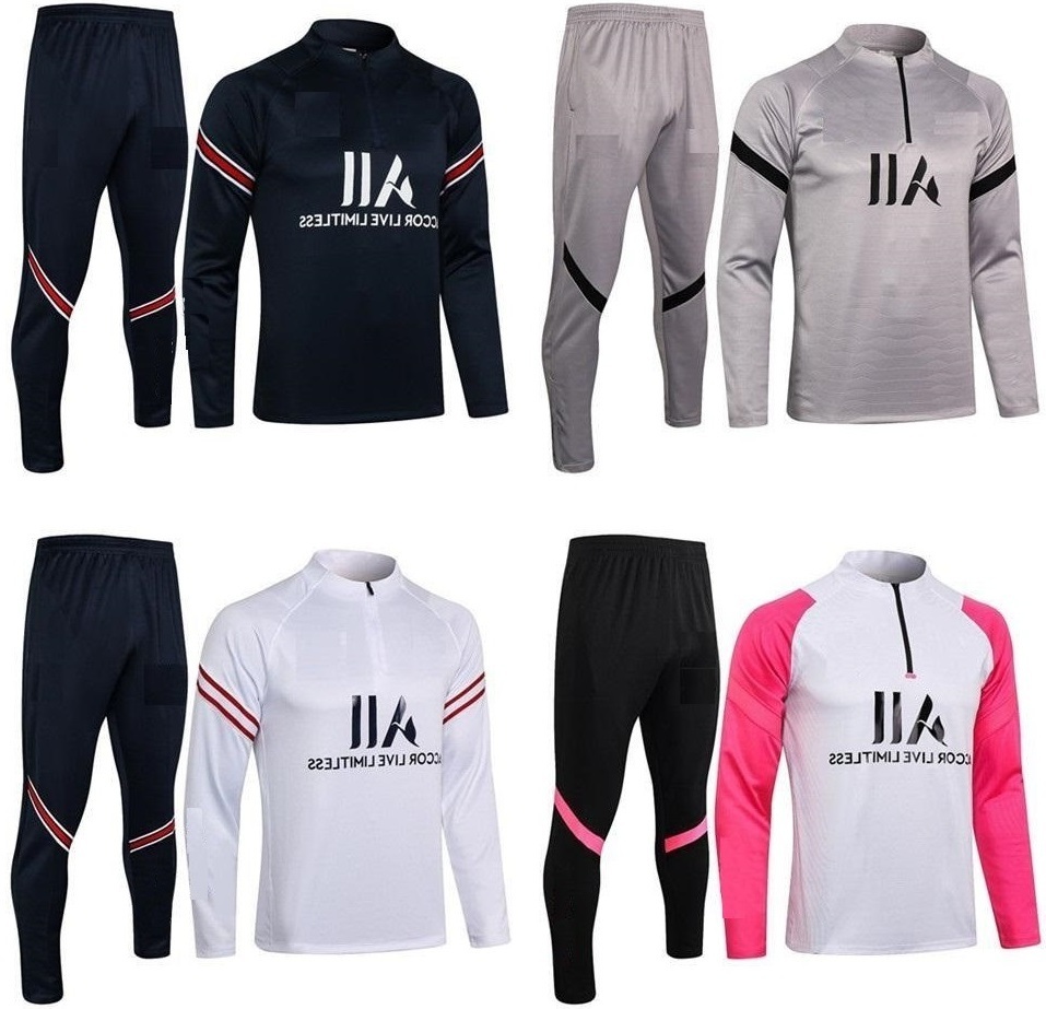 2021 2022 Men Adult Kit Long Sleeves Soccer Jacket Uniforms Tracksuits Psgs Messi Mbappé Sergio Ramos Jerseys 21 22 Train Football Coat, As shown in illustration
2021 2022 Men Adult Kit Long Sleeves Soccer Jacket Uniforms Tracksuits Psgs Messi Mbappé Sergio Ramos Jerseys 21 22 Train Football Coat, As shown in illustration