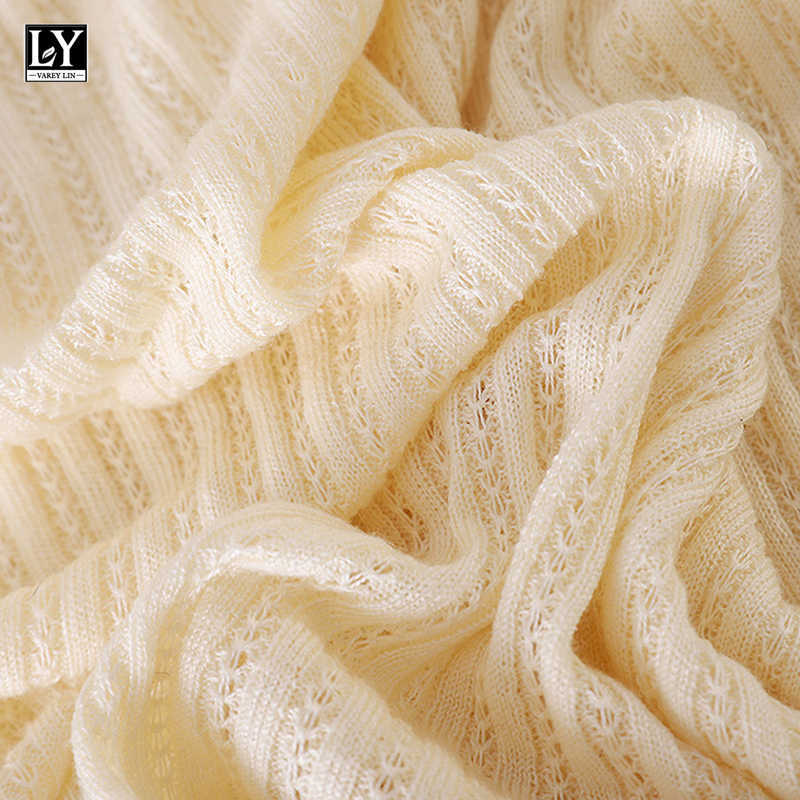 LY VAREY LIN Summer Women Fashion Edible Tree Fungus Short Sleeve Slim Tops Casual V-neck Single Breasted High Waist 210526