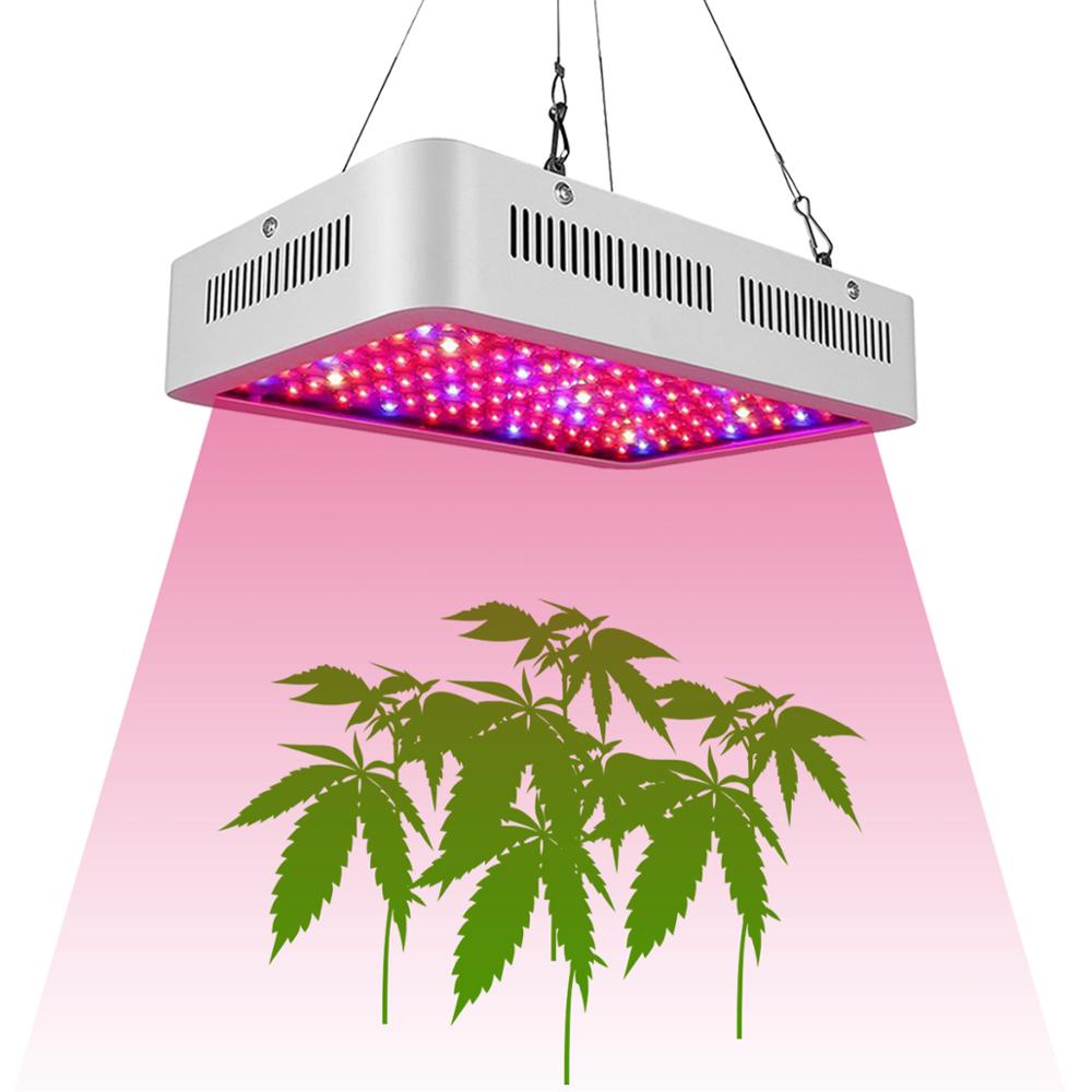 Full Spectrum 1000W Double Chip LED Grow Lights Red Blue UV IR For Indoor Plant and Flower High Quality