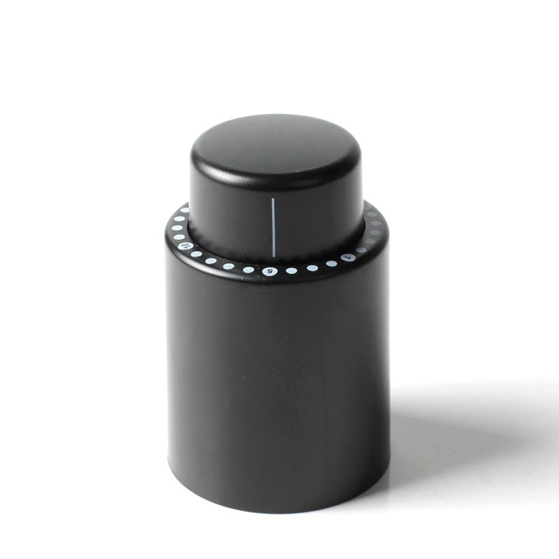 Cork ABS / food grade silicone stick tool vacuum memory black kitchen supplies wine stopper