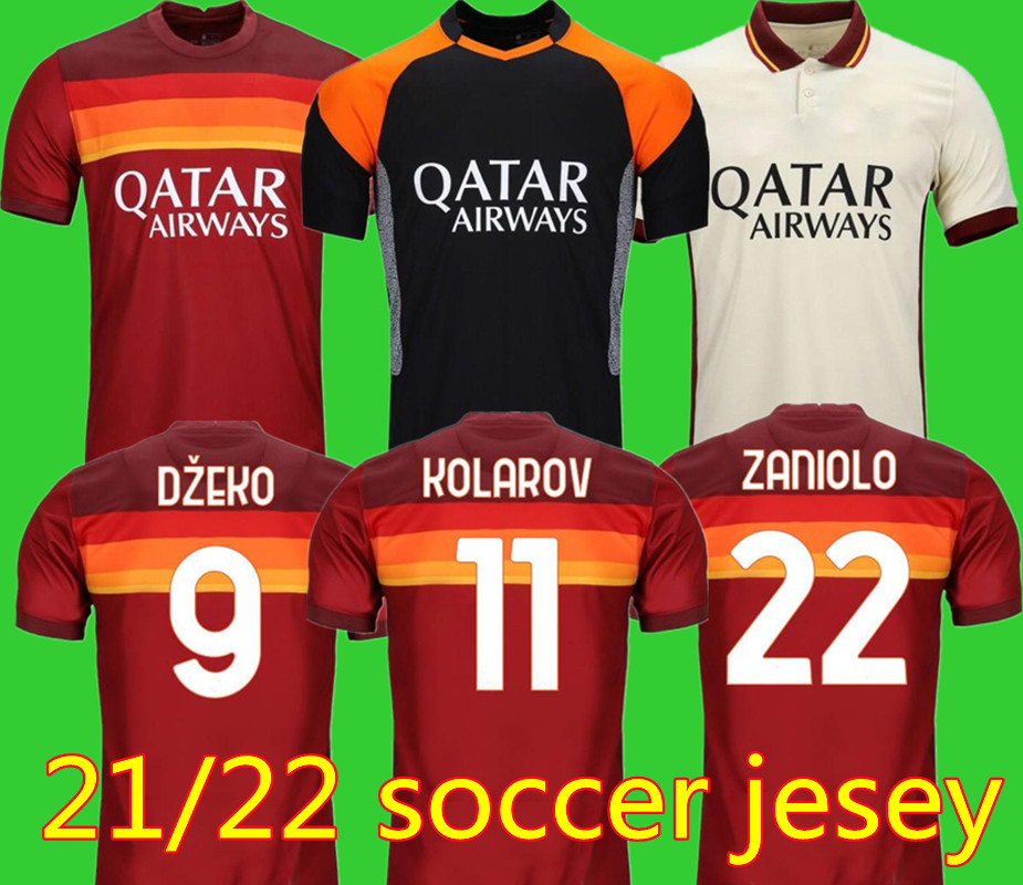 2021 2022 Soccer jersey ZANIOLO ROMA DZEKO PASTORE rome TOTTI KLUIVERT KOLAROV AS 21 22 football shirt Men
2021 2022 Soccer jersey ZANIOLO ROMA DZEKO PASTORE rome TOTTI KLUIVERT KOLAROV AS 21 22 football shirt Men