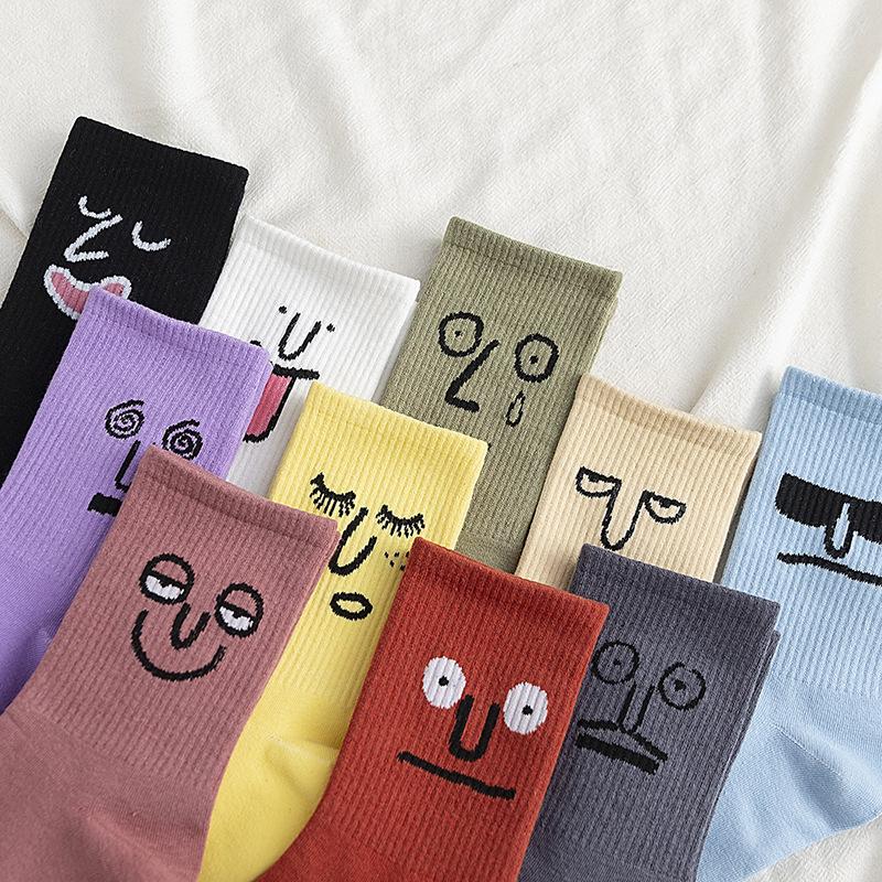 Socks & Hosiery Fashion Woman Cartoon Print Kawaii Cute Casual Unisex Men Women Harajuku Streetwear Hip Hop Skateboard Crew Sock, Black;white
Socks & Hosiery Fashion Woman Cartoon Print Kawaii Cute Casual Unisex Men Women Harajuku Streetwear Hip Hop Skateboard Crew Sock, Black;white