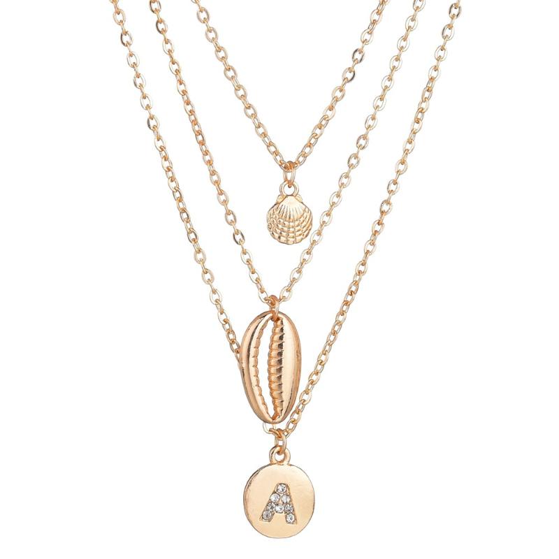 Necklace Pendant Shell Letters Multi-layer Bohemian Christmas Accessories For Women Creative Charm Ornament Gift Wholesale Chains
Necklace Pendant Shell Letters Multi-layer Bohemian Christmas Accessories For Women Creative Charm Ornament Gift Wholesale Chains