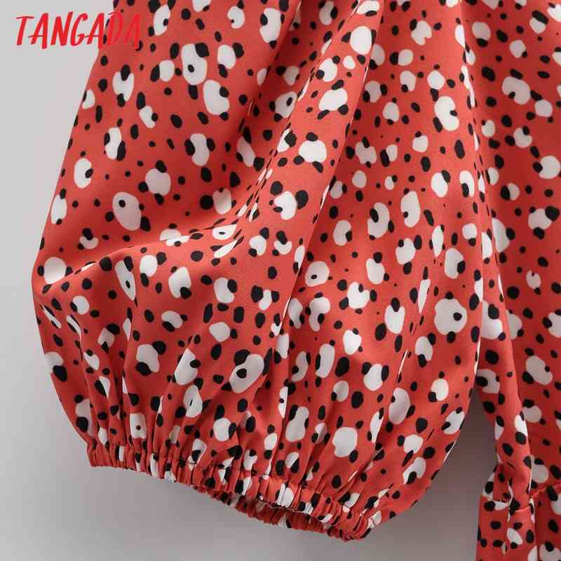 Fashion Women Leopard Print Chiffon Summer Short Sleeve Back Bow Ladies Mini Dress Vestidos 1F185 210416