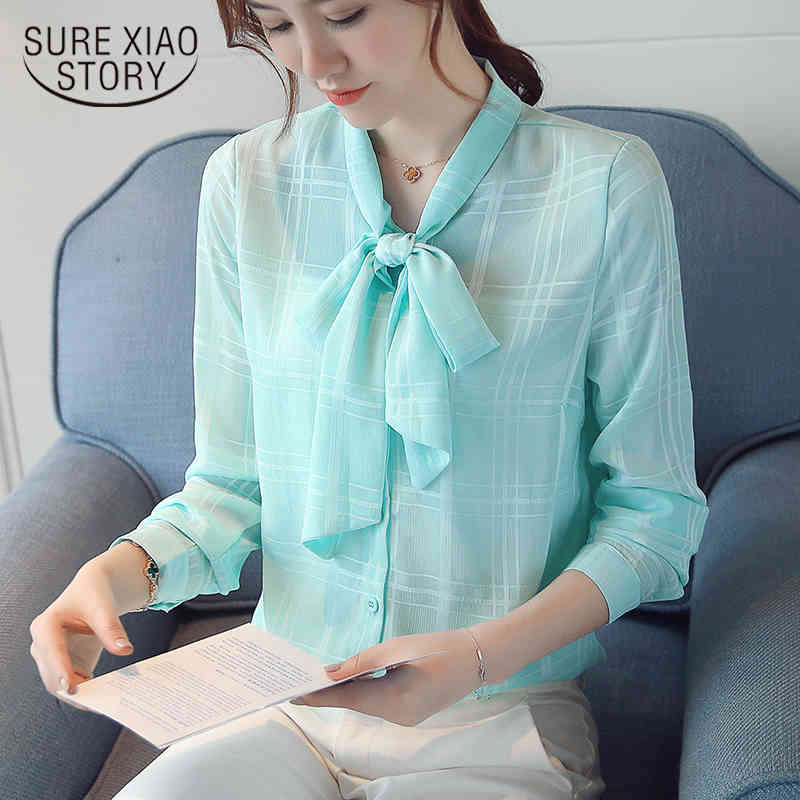 arrived spring blouse Women' Long-sleeved female chiffon shirts women fashion loose bottoming tops D398 30 210521, Light green
arrived spring blouse Women' Long-sleeved female chiffon shirts women fashion loose bottoming tops D398 30 210521, Light green