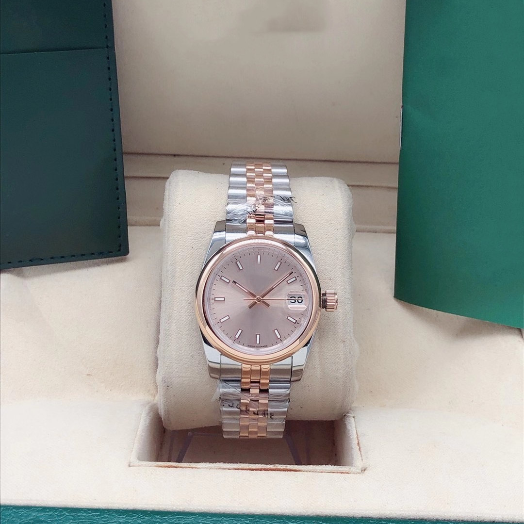 31mm Women Watch Automatic Mechanical Wristwatch Sapphire Crystal Luxury Ladies Watches Aaa Quality Montre De Luxe Orologio Pink Relojs
31mm Women Watch Automatic Mechanical Wristwatch Sapphire Crystal Luxury Ladies Watches Aaa Quality Montre De Luxe Orologio Pink Relojs