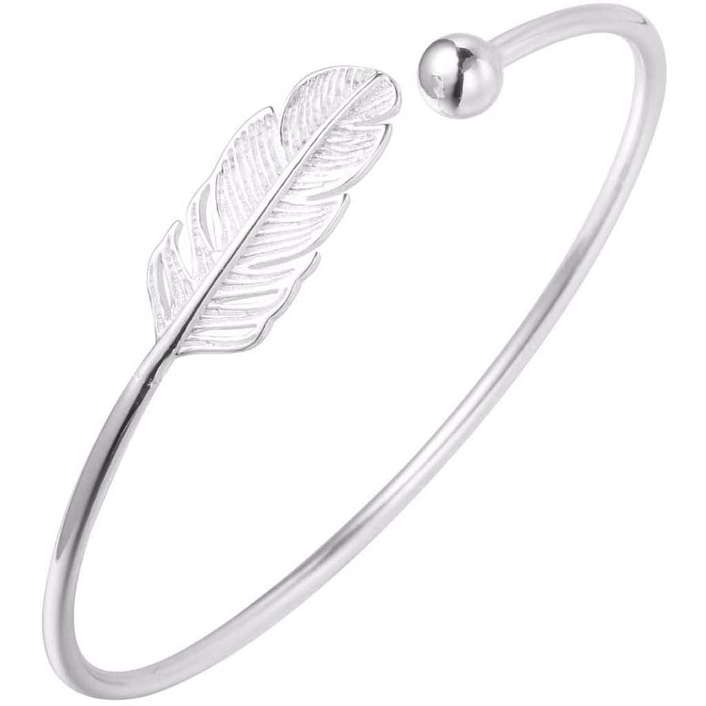 Bangles Nylon Adjustable Open Bracelet Unisex Feather Simple Bracelets on Hand Beautiful Popular Festival Gift Bangles for Women Q0719
Bangles Nylon Adjustable Open Bracelet Unisex Feather Simple Bracelets on Hand Beautiful Popular Festival Gift Bangles for Women Q0719