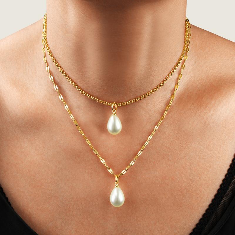Pearl Necklace Accessories Fashion Retro Multi-layer European And American Pendant Necklaces
Pearl Necklace Accessories Fashion Retro Multi-layer European And American Pendant Necklaces