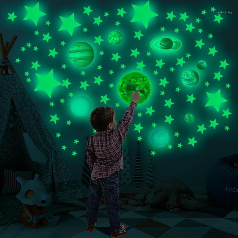 Party Decoration Glowing Stickers For DIY Background Universe Solar System Nine Planets Glow In The Dark Luminous Wall Sticker Home Decor
Party Decoration Glowing Stickers For DIY Background Universe Solar System Nine Planets Glow In The Dark Luminous Wall Sticker Home Decor
