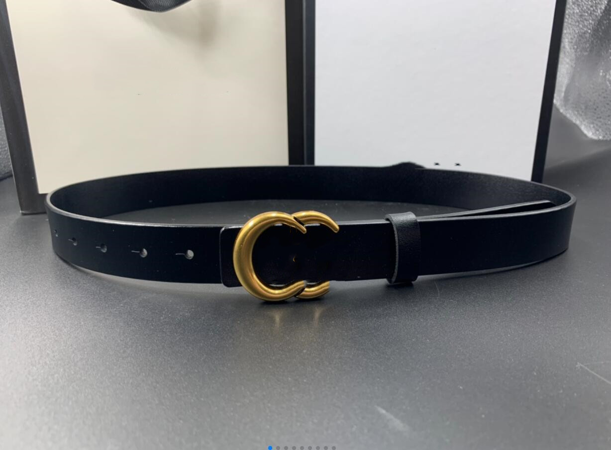 2021 Fashion Big buckle genuine leather belt with box designer men women high quality mens belts, Gold buckle
2021 Fashion Big buckle genuine leather belt with box designer men women high quality mens belts, Gold buckle