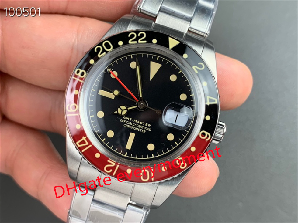 2 style retro N Factory 1980 Latest Luxury High Quality Watch Asia 2813 Movemen 40mm Vintage GMT 1675 Pepsi Wristwatch Mechanical Automatic Mens Watches--036
2 style retro N Factory 1980 Latest Luxury High Quality Watch Asia 2813 Movemen 40mm Vintage GMT 1675 Pepsi Wristwatch Mechanical Automatic Mens Watches--036