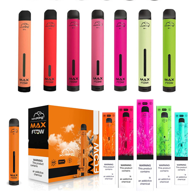 Newest Hyppe max flow Disposable Vape Pen Kits 2000 Puffs cigarettes 900mAh Battery 6ML Vapor Pod Device eCigs Puffbars Vapes
Newest Hyppe max flow Disposable Vape Pen Kits 2000 Puffs cigarettes 900mAh Battery 6ML Vapor Pod Device eCigs Puffbars Vapes