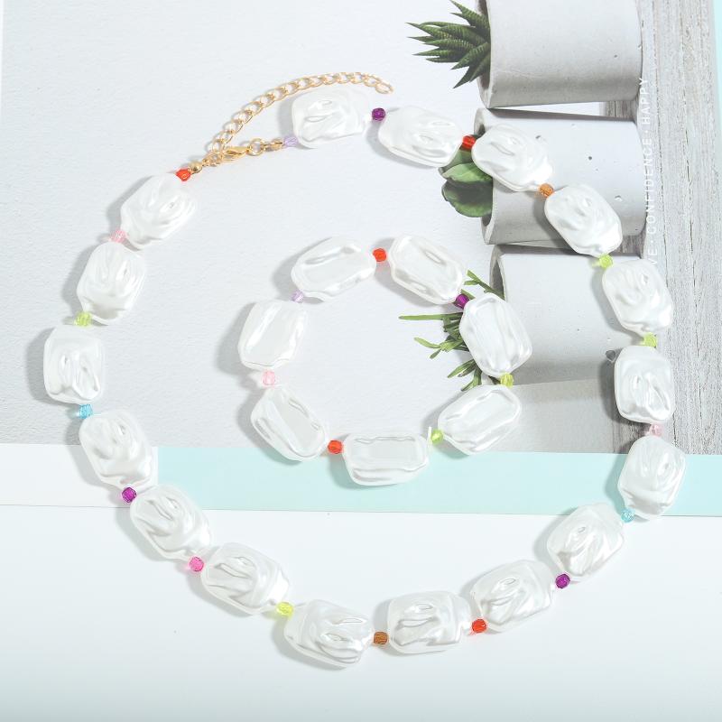 Chokers Miwens Luxury Acrylic Pearl Necklace For Women 2021 Fashion Simulated Bracelets Necklaces Set Wedding Jewelry
Chokers Miwens Luxury Acrylic Pearl Necklace For Women 2021 Fashion Simulated Bracelets Necklaces Set Wedding Jewelry