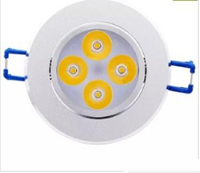AC 85~265V 110V 220V Dimmable 12W Led Downlight Recessed Ceiling Lamp Pure/Warm White Led Fixture Down Light CE&ROHS DHL