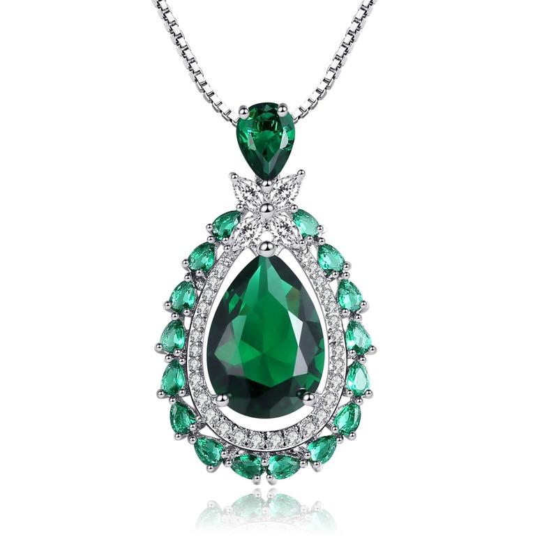 Pendant Necklaces 2021 Waterdrop Shaped Emerald Green Crystal Zircon For Women Fashion Minimalist Wedding Jewelry N178
Pendant Necklaces 2021 Waterdrop Shaped Emerald Green Crystal Zircon For Women Fashion Minimalist Wedding Jewelry N178