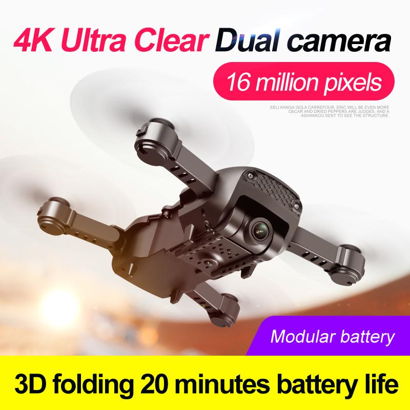 WiFi FPV RC Drone With 1080P/4K HD Dual Camera Optical Flow Quadcopter For Toys Kid Dron VS SG106 Visuo XS816 Drones
WiFi FPV RC Drone With 1080P/4K HD Dual Camera Optical Flow Quadcopter For Toys Kid Dron VS SG106 Visuo XS816 Drones