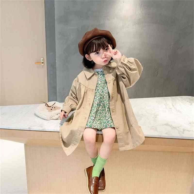 Korean style Autumn fashion long casual trench jackets for girls oversized loose solid color coats 210708, Khaki
Korean style Autumn fashion long casual trench jackets for girls oversized loose solid color coats 210708, Khaki