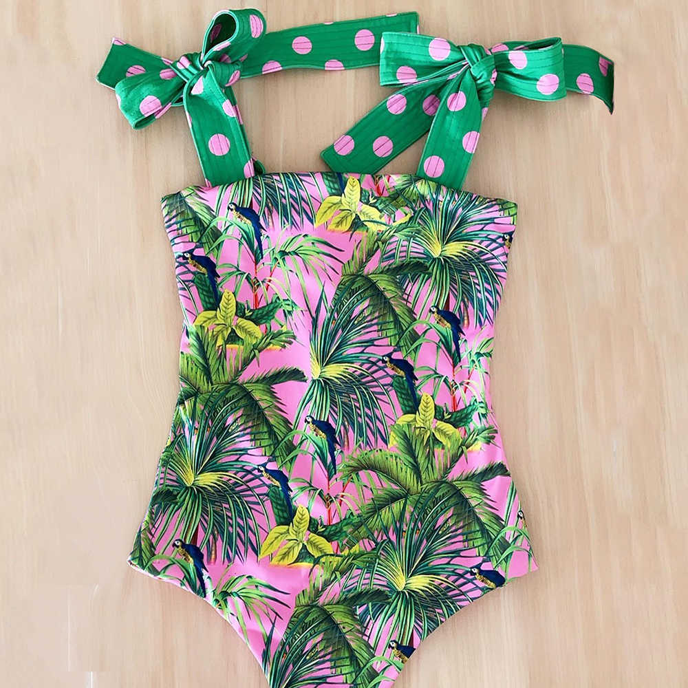 Swimsuit Sexy Swimwear Women Push Up Bathing Suits Beachwear Lace Monokini Female 210702