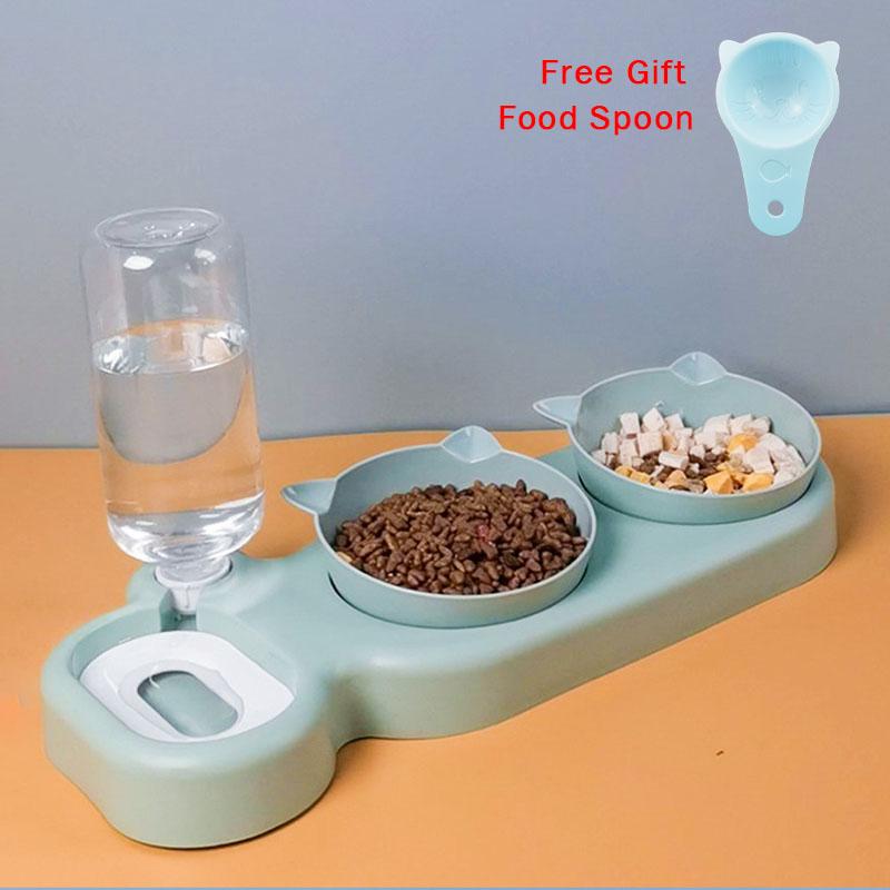 Dog Bowls & Feeders Cat Food Bowl Automatic Feeder Water Dispenser Pet Container Drinking Raised Stand Double Feeding Dish 500ml
Dog Bowls & Feeders Cat Food Bowl Automatic Feeder Water Dispenser Pet Container Drinking Raised Stand Double Feeding Dish 500ml