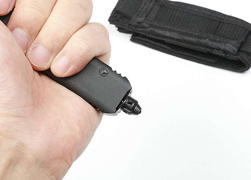 High End Tactical Knife D2 Black Oxide&Wire Drawing (Two-tone) Blade CNC Aviation Aluminum Handle EDC Pocket Knives With Nylon Bag