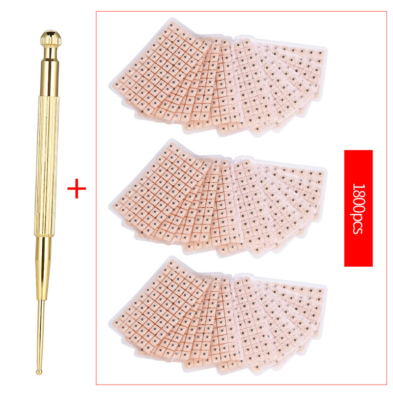Portable Ear Press Point Pen Massager Probe+1800Pcs Auricular Ear Auriculotherapy Vaccaria Auricular Therapy Ear Seeds Sticker
Portable Ear Press Point Pen Massager Probe+1800Pcs Auricular Ear Auriculotherapy Vaccaria Auricular Therapy Ear Seeds Sticker