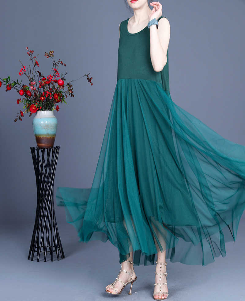 VANOVICH Summer Silk Cotton Blended Vest Dress Loose Sleeveless Office Lady Bottom Dresses 210615, Khaki
VANOVICH Summer Silk Cotton Blended Vest Dress Loose Sleeveless Office Lady Bottom Dresses 210615, Khaki