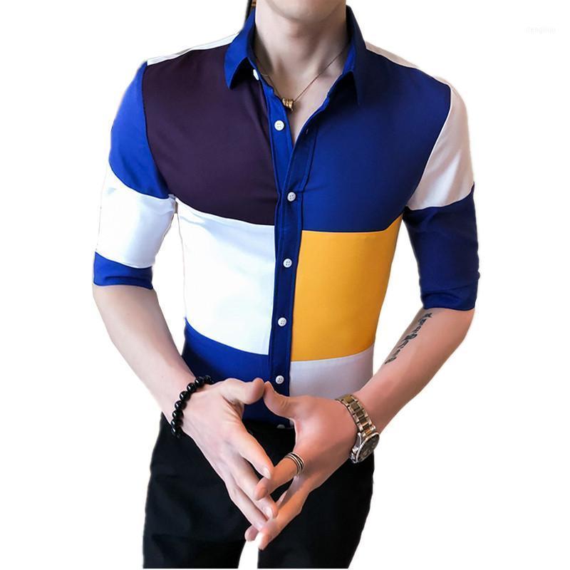 Mens Shirt Long Sleeve Spring And Autumn Men Fashion Slim Shirts Size S-3xl Man Top Camisa Masculina1, Green and yellow
Mens Shirt Long Sleeve Spring And Autumn Men Fashion Slim Shirts Size S-3xl Man Top Camisa Masculina1, Green and yellow