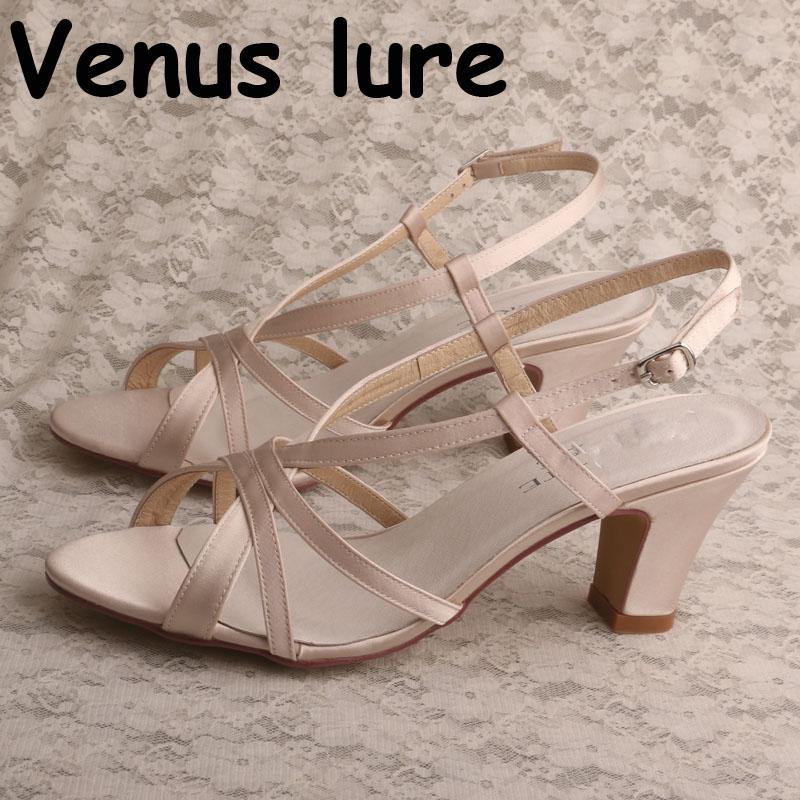Customized Block Heel Strappy Sandals For Women Nude Satin Summer Shoes Bridesmaid, Black
Customized Block Heel Strappy Sandals For Women Nude Satin Summer Shoes Bridesmaid, Black