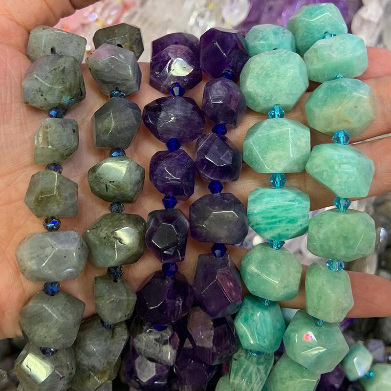 Other Natural Labradorite Amethyst Amazonite Stone Beads 15'' Irregular DIY Loose For Jewelry Making Women Necklace Gift
Other Natural Labradorite Amethyst Amazonite Stone Beads 15'' Irregular DIY Loose For Jewelry Making Women Necklace Gift