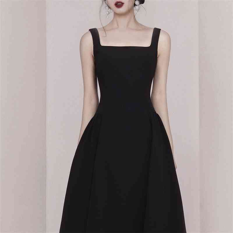Arrival Women Sexy Spaghetti Strap Summer Dress Vintage Elegant Party Vestidos 210520