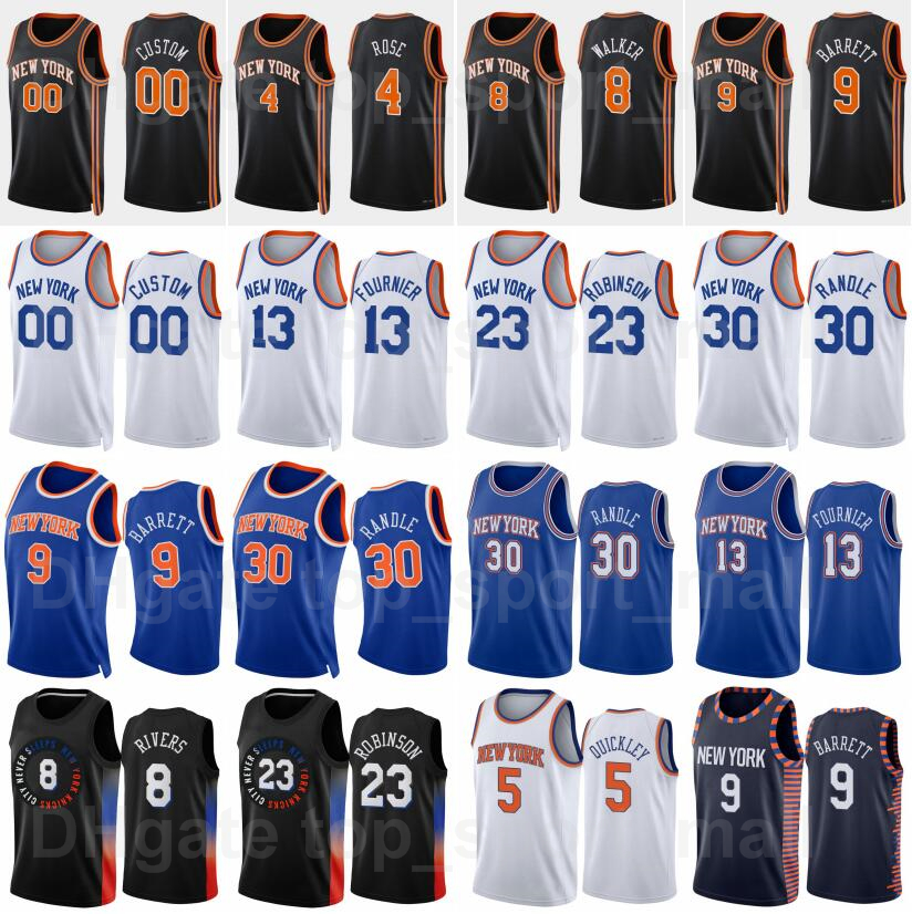 Screen Print 75th Anniversary Basketball RJ Barrett Jersey 9 Derrick Rose 4 Julius Randle 30 Kemba Walker 8 Evan Fournier 13 Mitchell Robinson 23 Kevin Knox 20 Team, 75th black
Screen Print 75th Anniversary Basketball RJ Barrett Jersey 9 Derrick Rose 4 Julius Randle 30 Kemba Walker 8 Evan Fournier 13 Mitchell Robinson 23 Kevin Knox 20 Team, 75th black