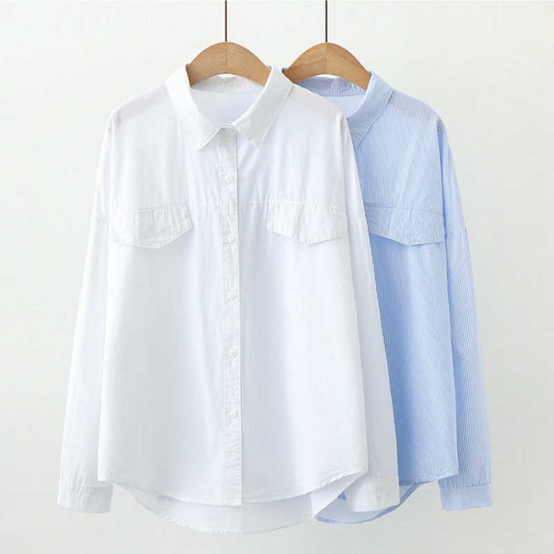 Blusas Mujer De Moda Turn Down Collar White Blouse Shirt Women Tops Long Sleeve Blouse Women Womens Tops And Blouses C824 210602
Blusas Mujer De Moda Turn Down Collar White Blouse Shirt Women Tops Long Sleeve Blouse Women Womens Tops And Blouses C824 210602