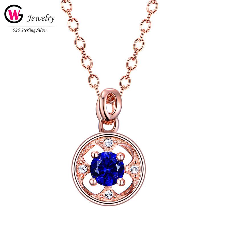 Pendant Necklaces Brand Women Blue CZ Silver Zirconia Rose Gold Female Jewelry Hollow Pendants Chain Statement Necklace Gift
Pendant Necklaces Brand Women Blue CZ Silver Zirconia Rose Gold Female Jewelry Hollow Pendants Chain Statement Necklace Gift