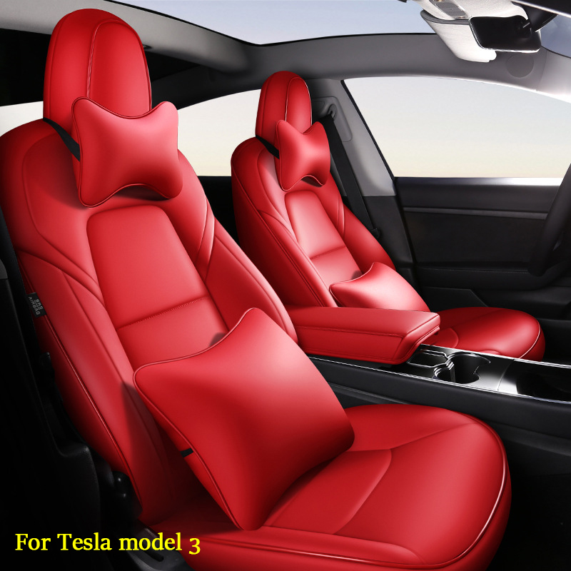 Car seat cover for Tesla model 3 Custom High-end PU leather Auto parts Seats waterproof Antifouling protection pad
Car seat cover for Tesla model 3 Custom High-end PU leather Auto parts Seats waterproof Antifouling protection pad