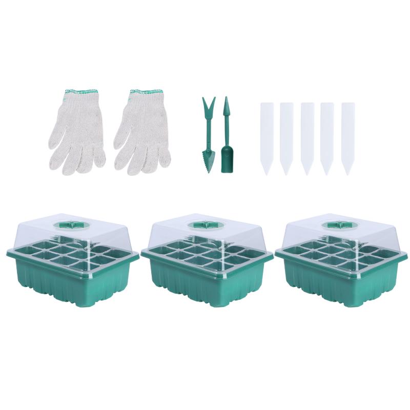 Planters & Pots 1 Set 12-hole Planting Boxes Breeding Practical Greenhouse Grow
Planters & Pots 1 Set 12-hole Planting Boxes Breeding Practical Greenhouse Grow