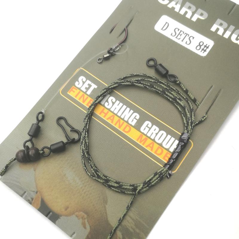 1Set/Bag Carp Fishing Hair Rigs Ready TieTerminal Tackle Link Hook Chod Loop Swivel Accessories
1Set/Bag Carp Fishing Hair Rigs Ready TieTerminal Tackle Link Hook Chod Loop Swivel Accessories