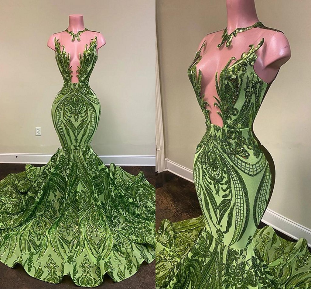 Olive Green Mermaid Evening Dresses 2021 Arabic Aso Ebi Sheer Neck Lace Sequins Applique Prom Gowns Sweep Train Sexy Vintage See Through Formal Party Dress AL9367, Blue
Olive Green Mermaid Evening Dresses 2021 Arabic Aso Ebi Sheer Neck Lace Sequins Applique Prom Gowns Sweep Train Sexy Vintage See Through Formal Party Dress AL9367, Blue