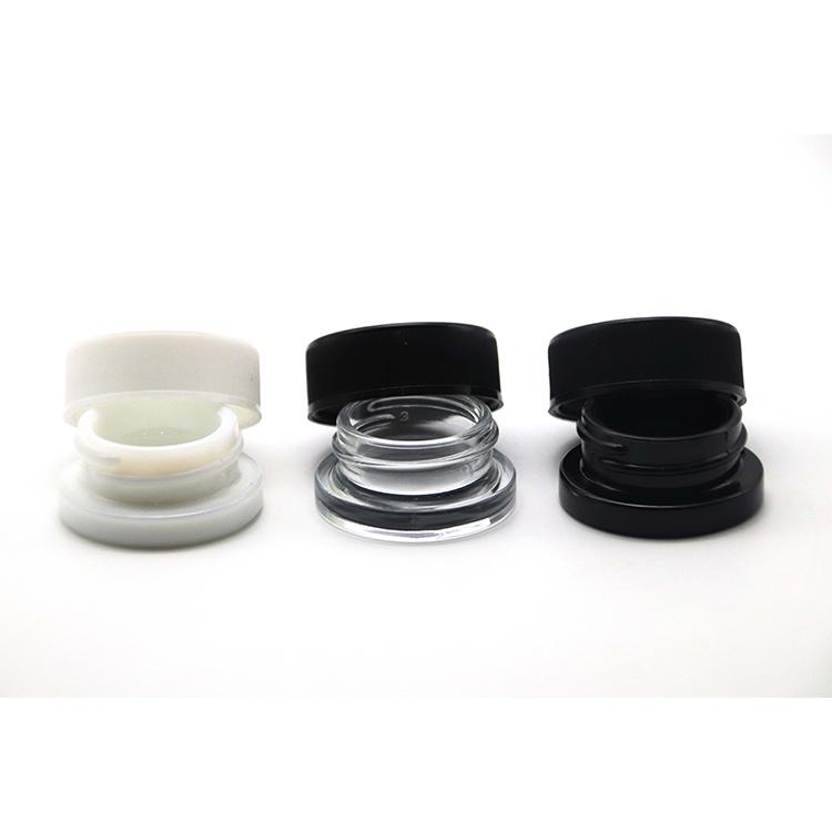 2021 Wax Concentrate Glass Jar Bottle with Child Resistance Lid for DAB Shatter Sauce Budder Rosin Crumble Container Jars 1 Gram 3.5 Grams