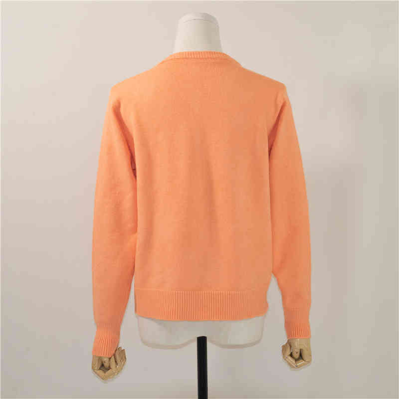 Single-breasted Sweaters Autumn Knitwear Tops Women OL Long Sleeve Loose Knitted Cardigan Sweater Coat 6 Colors 210421