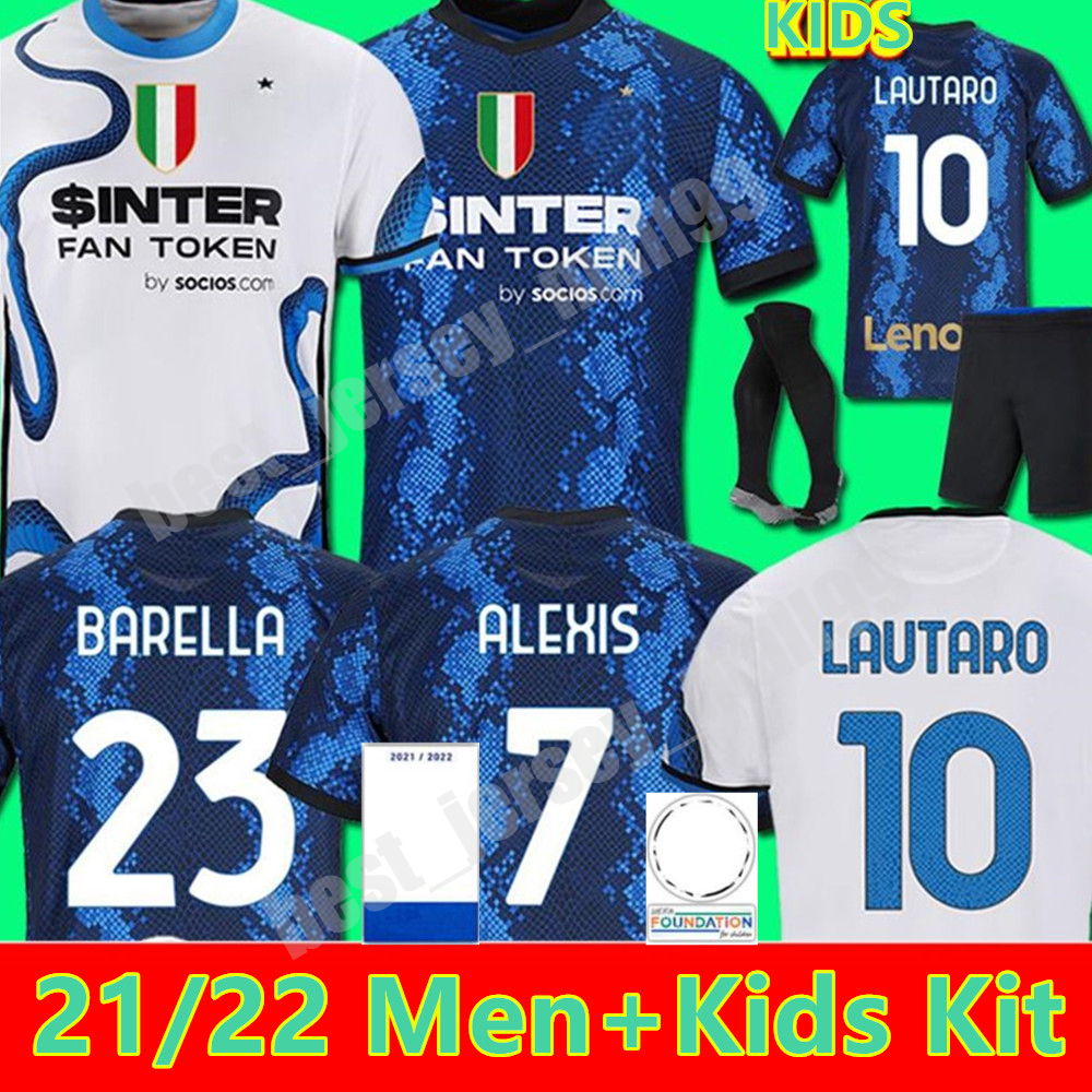 INTER soccer jersey LUKAKU MILAN VIDAL BARELLA LAUTARO ERIKSEN ALEXIS 21 22 football shirt 2021 2022 uniforms men + kids kit with socks home away 4th fourth, Home+champions patch men
INTER soccer jersey LUKAKU MILAN VIDAL BARELLA LAUTARO ERIKSEN ALEXIS 21 22 football shirt 2021 2022 uniforms men + kids kit with socks home away 4th fourth, Home+champions patch men