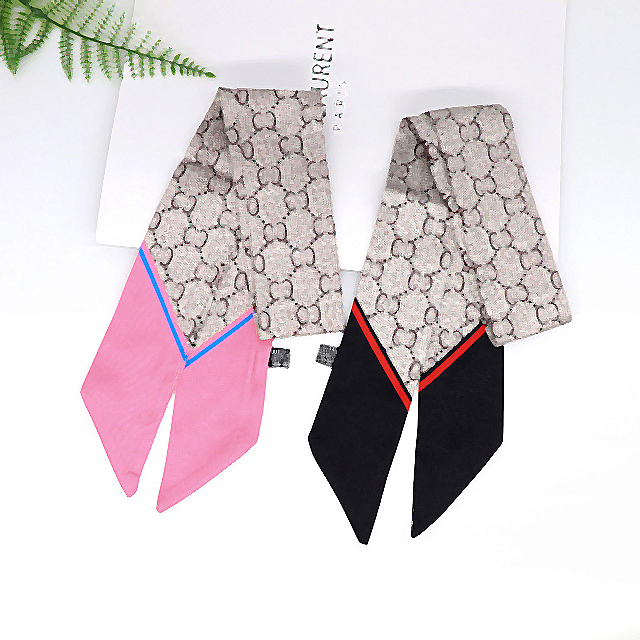 85*5cm Brand Designer Letters Print Fine Narrow Silk Scarf Neckerchief Vintage Retro Styles Fashion Charm Women Long Small Hair Ribbon Bag Handle Scarves
85*5cm Brand Designer Letters Print Fine Narrow Silk Scarf Neckerchief Vintage Retro Styles Fashion Charm Women Long Small Hair Ribbon Bag Handle Scarves