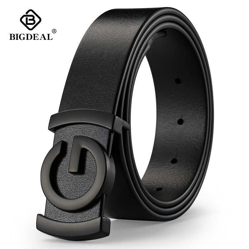 Brand Cowhide Genuine Leather Men's Belts Smooth Buckle Jeans Male Fashion Waistband Strap Leather Belt For Men Women 201124, Black
Brand Cowhide Genuine Leather Men's Belts Smooth Buckle Jeans Male Fashion Waistband Strap Leather Belt For Men Women 201124, Black