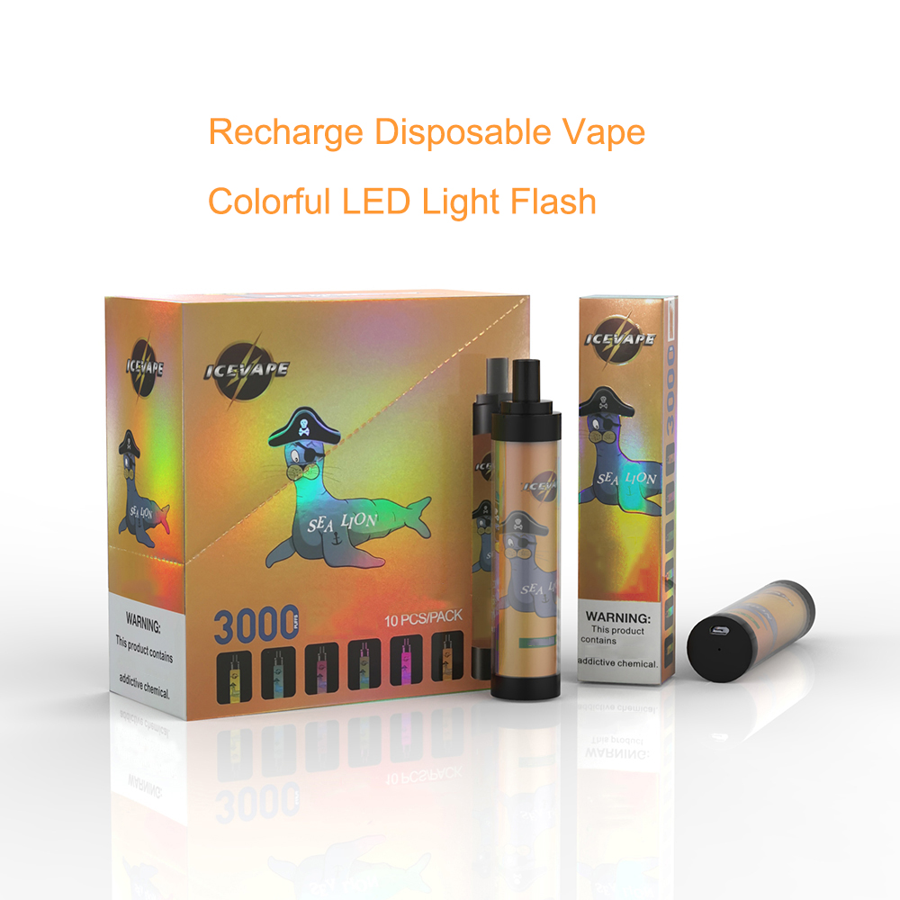 new style e cigarette device recharge disposable vape 3000 puffs icevape kit vapes puff bar Pre-filled pod 6ml e-cigarettes RGB light flash vapor pen VS r and m dazzle
new style e cigarette device recharge disposable vape 3000 puffs icevape kit vapes puff bar Pre-filled pod 6ml e-cigarettes RGB light flash vapor pen VS r and m dazzle