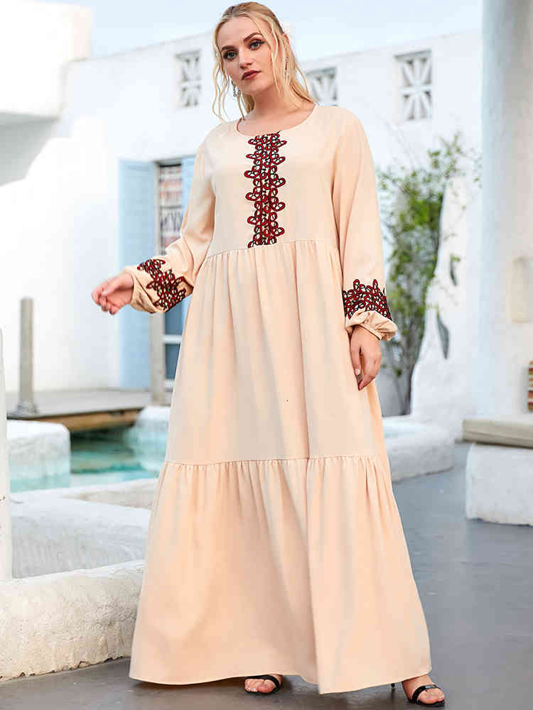 Casual Dresses Ramadan Eid Mubarak For Women Robe Longue Dubai Abaya Turkey Islam Arabic Muslim Fashion Long Dress Kaftan Moroccan, Beige
Casual Dresses Ramadan Eid Mubarak For Women Robe Longue Dubai Abaya Turkey Islam Arabic Muslim Fashion Long Dress Kaftan Moroccan, Beige