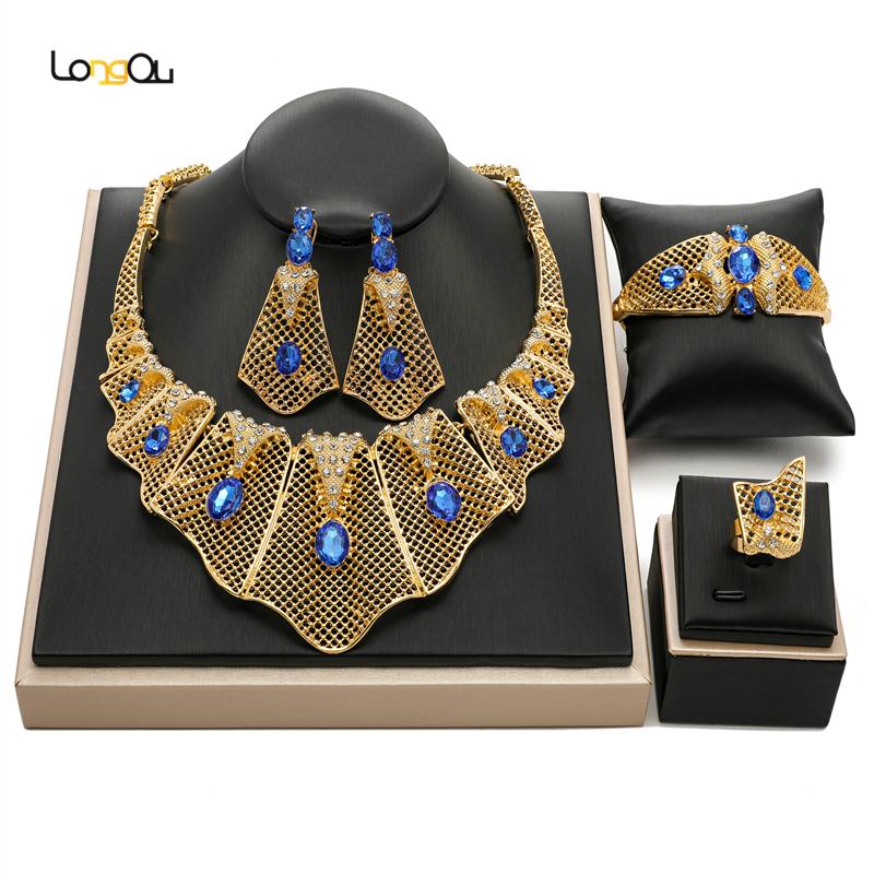 Earrings & Necklace Longqu Fashion African Beads Women Costume Bridal Jewelry Set 2022 Dubai Gold-colorful Designer Wedding Sets Wholesale, Silver
Earrings & Necklace Longqu Fashion African Beads Women Costume Bridal Jewelry Set 2022 Dubai Gold-colorful Designer Wedding Sets Wholesale, Silver
