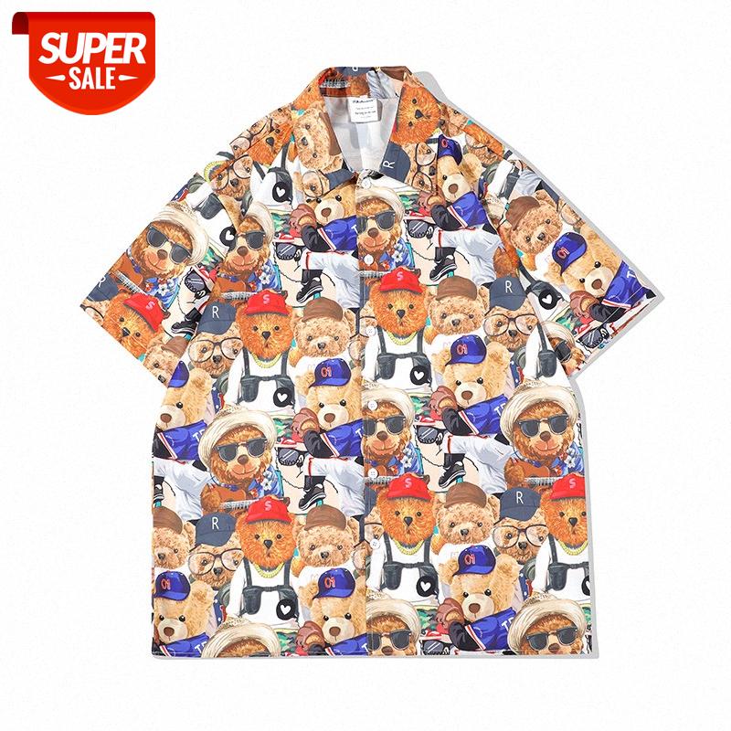 Hip-hop full-print short-sleeved shirt lovers casual loose half-sleeved Wei Yi shirts for men and women #Ji57, White;black
Hip-hop full-print short-sleeved shirt lovers casual loose half-sleeved Wei Yi shirts for men and women #Ji57, White;black
