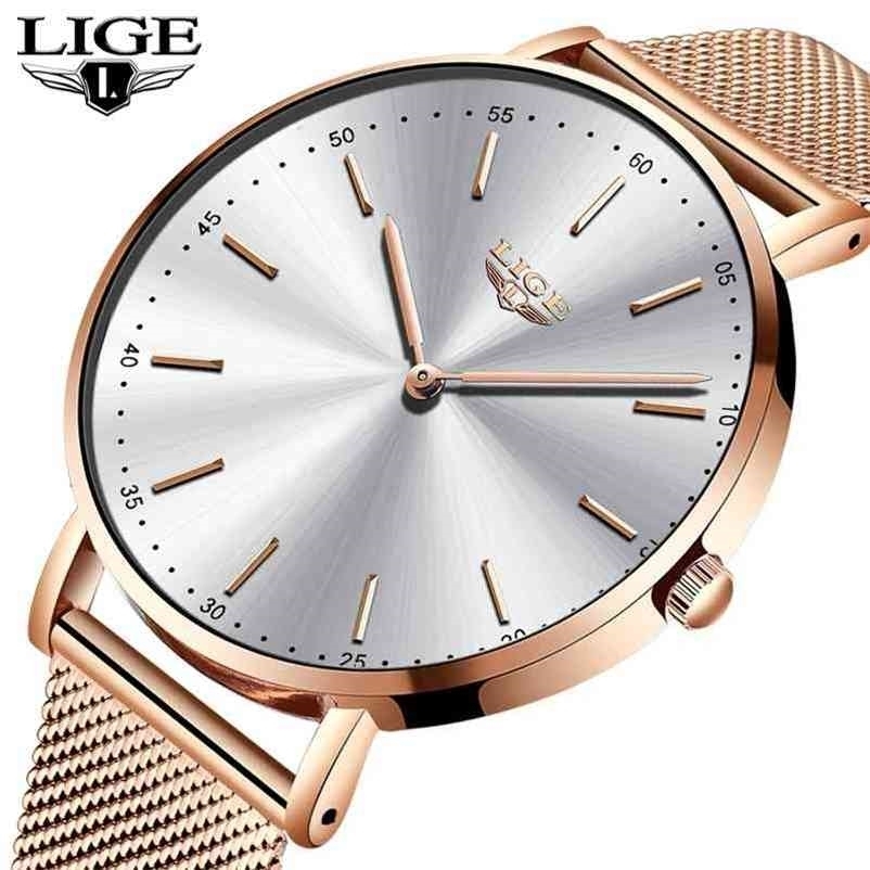 Rose Gold White Women Watch Casual Quartz es Ladies LIGE Top Brand Female Wrist Girl Clock Relogio Feminin 210616, Rose gold blue
Rose Gold White Women Watch Casual Quartz es Ladies LIGE Top Brand Female Wrist Girl Clock Relogio Feminin 210616, Rose gold blue