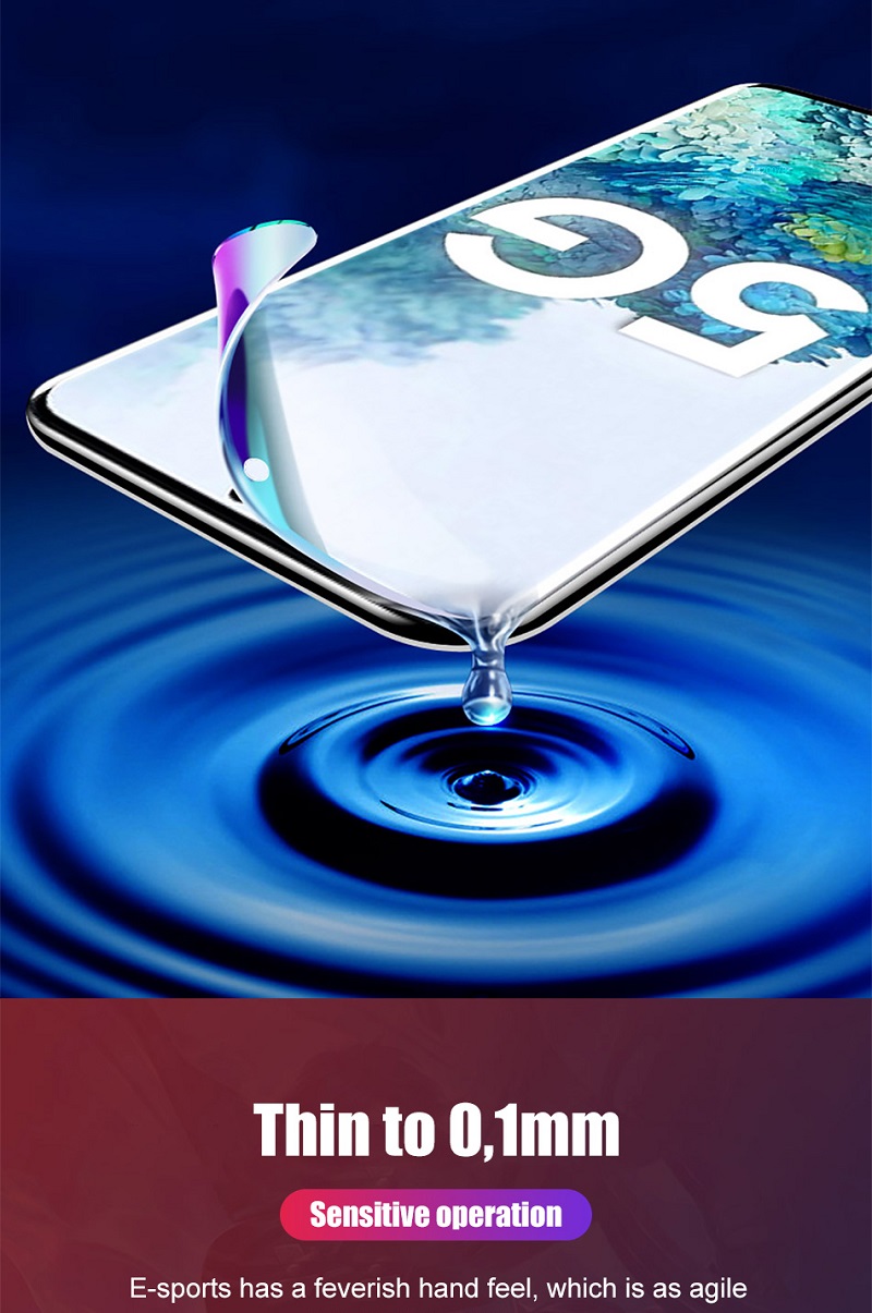 Hydrogel Soft Film Full Coverage Curved 3D Cover Screen Protector For Samsung S8 S9 Plus S10 S20 FE S21 S22 S23 Ultra Note 8 9 10 20 A14 A24 A34 A54 A