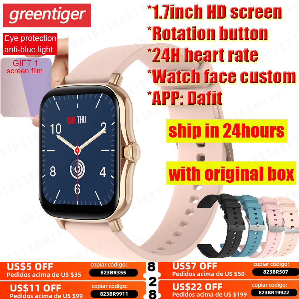 2021 Y20 P8 Plus Smart Watch Men Rotate Button IP67 Smartwatch 1.7 Inch HD Screen Sports Women Smartwatch 24H Heart Rateg, Blue
2021 Y20 P8 Plus Smart Watch Men Rotate Button IP67 Smartwatch 1.7 Inch HD Screen Sports Women Smartwatch 24H Heart Rateg, Blue